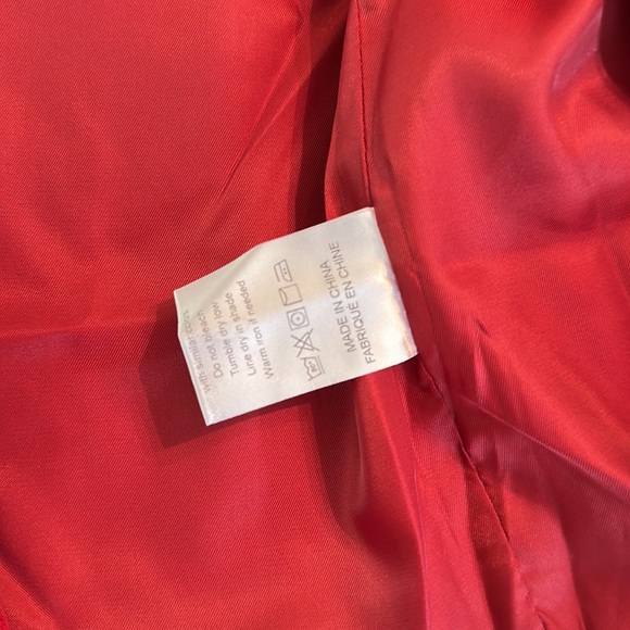 Burgundy flight jacket - Picture 6 of 10